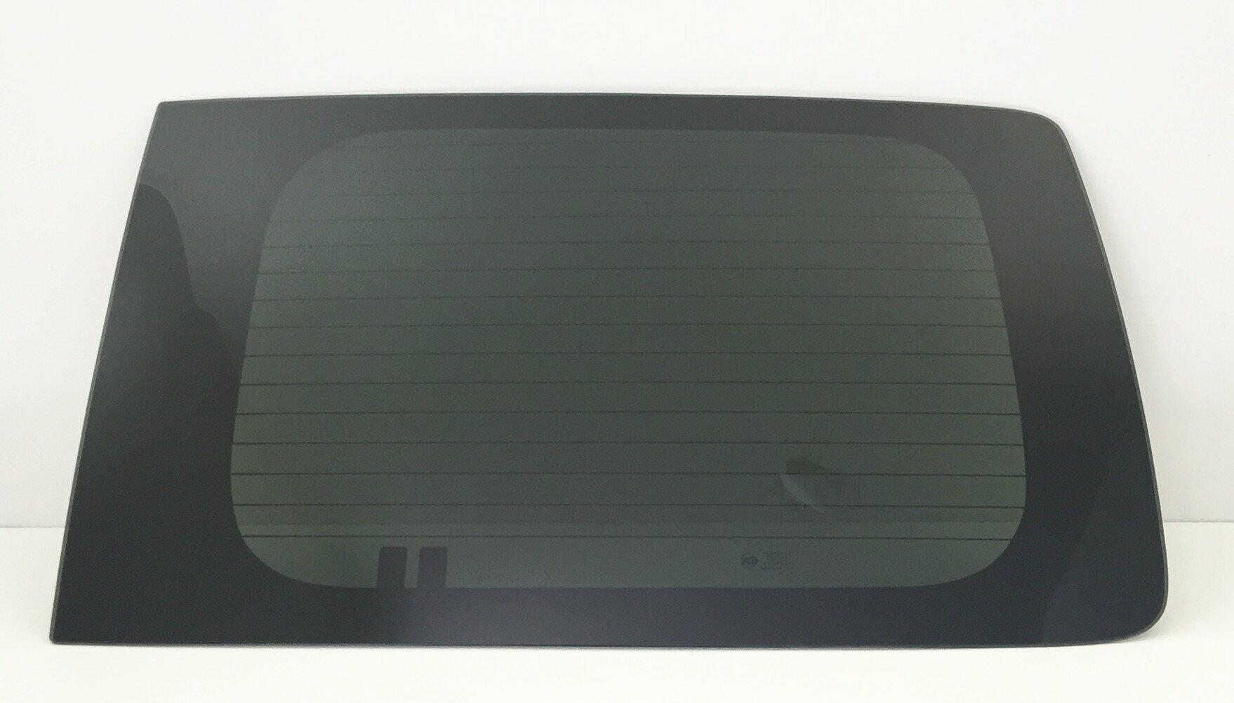 Heated Back Window Back Glass Passenger Right Side Compatible with Chevrolet City Express 2014-2018/Nissan NV200 2013-2021 Models