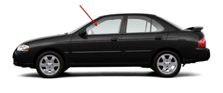 Driver Left Side Front Door Window Door Glass Compatible with Nissan Sentra 4 Door Sedan 2000-2006 Models