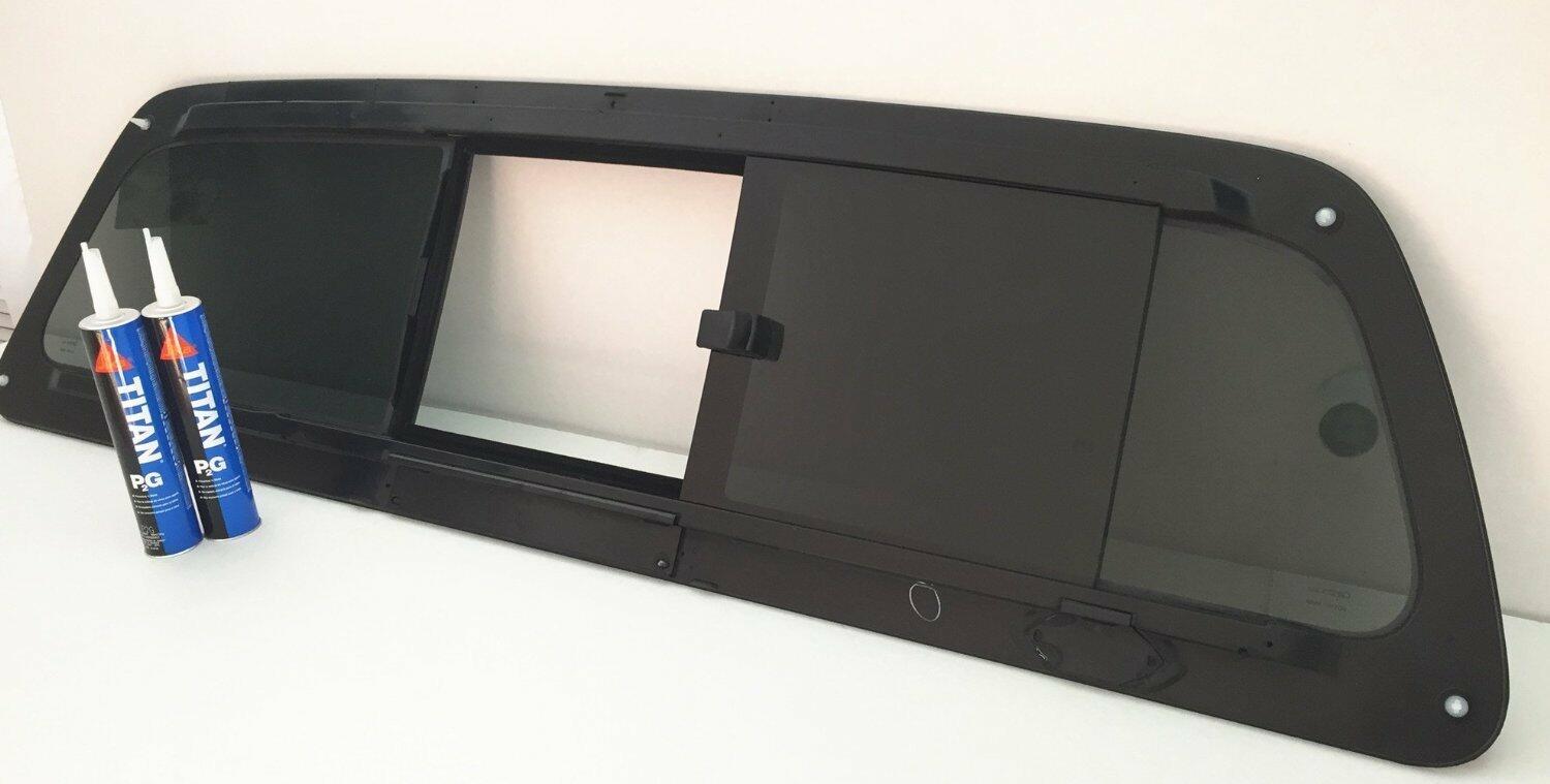 OEM Sliding Back Window Glass Back Slider Compatible with Nissan Frontier Pickup 2005-2021 Models/Suzuki Equator 2009-2012 Models