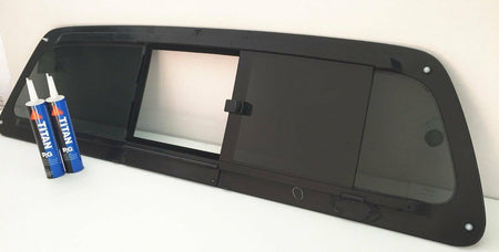 OEM Sliding Back Window Glass Back Slider Compatible with Nissan Frontier Pickup 2005-2021 Models/Suzuki Equator 2009-2012 Models