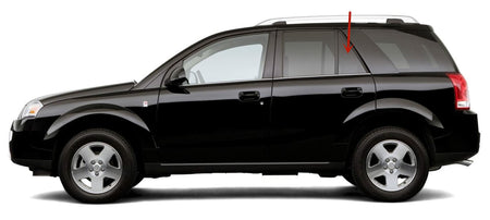 Driver Left Side Rear Vent Window Vent Glass Compatible with Saturn VUE 2002-2007 Models