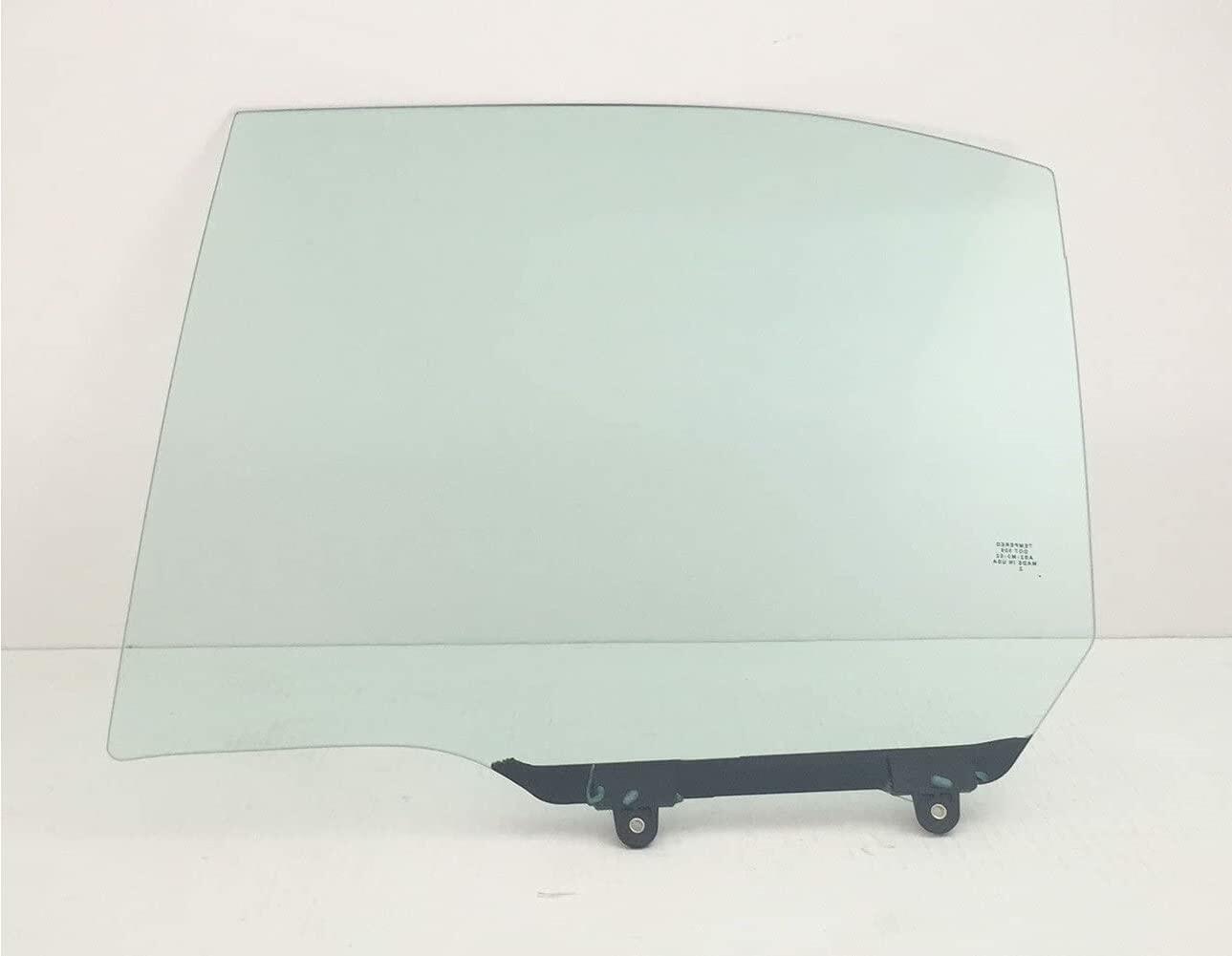 Driver Left Side Rear Door Window Door Glass Compatible with Nissan Sentra 4 Door Sedan 2000-2006 Models