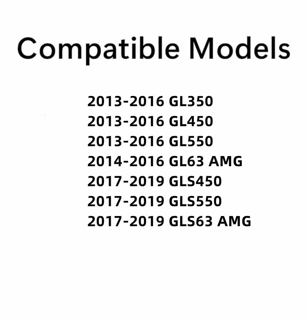 Heated Back Window Back Glass Compatible with Mercedes Benz GL350 GL450 GL550 GL63 Models / GLS450 GLS550 GLS63 2013-2019 Models