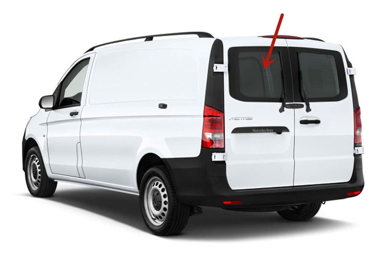 Heated Back Window Back Glass Driver Left Side Compatible with Mercedes Benz Metris 2015-2023 Models