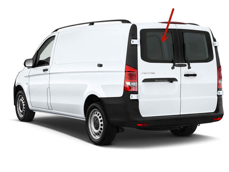 Heated Back Window Back Glass Driver Left Side Compatible with Mercedes Benz Metris 2015-2023 Models