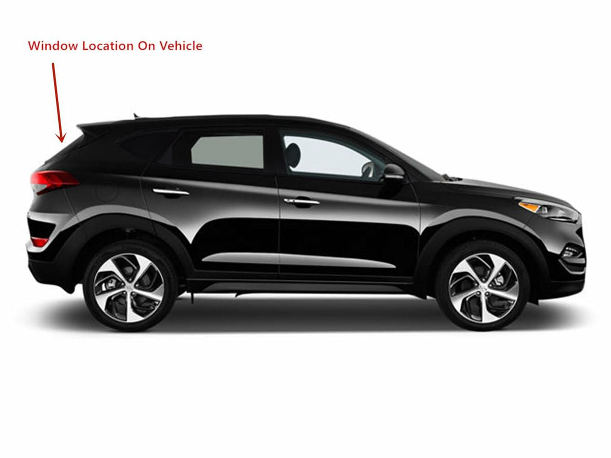 Heated Back Tailgate Window Back Glass Compatible with Hyundai Tucson 2010-2015 Models