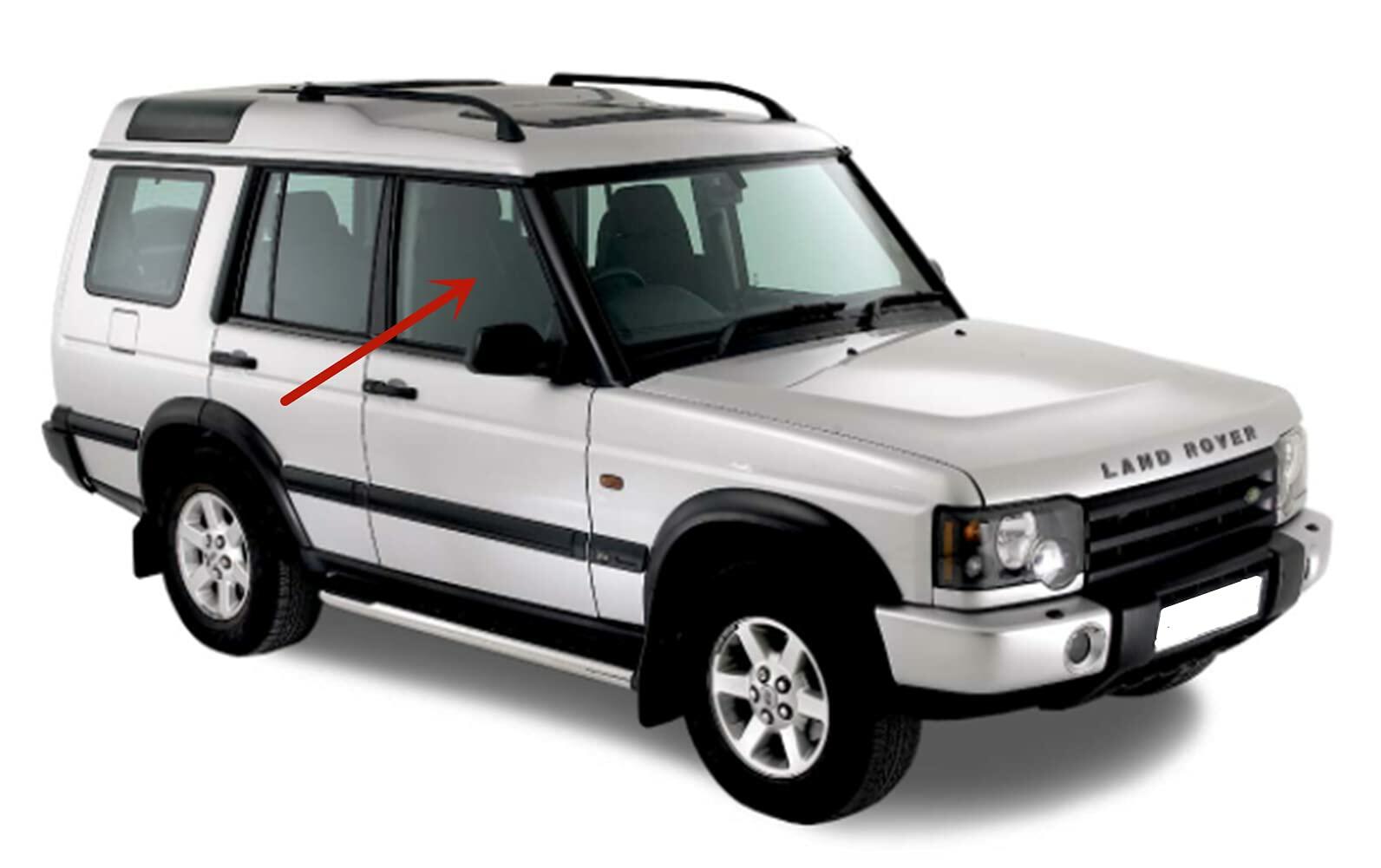 Passenger Right Side Front Door Window Door Glass Compatible with Land Rover Discovery II 1999-2004 Models