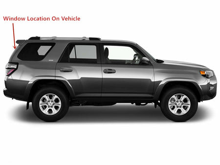 Heated Back Tailgate Window Back Glass Compatible with Toyota 4Runner 2010-2024 Models