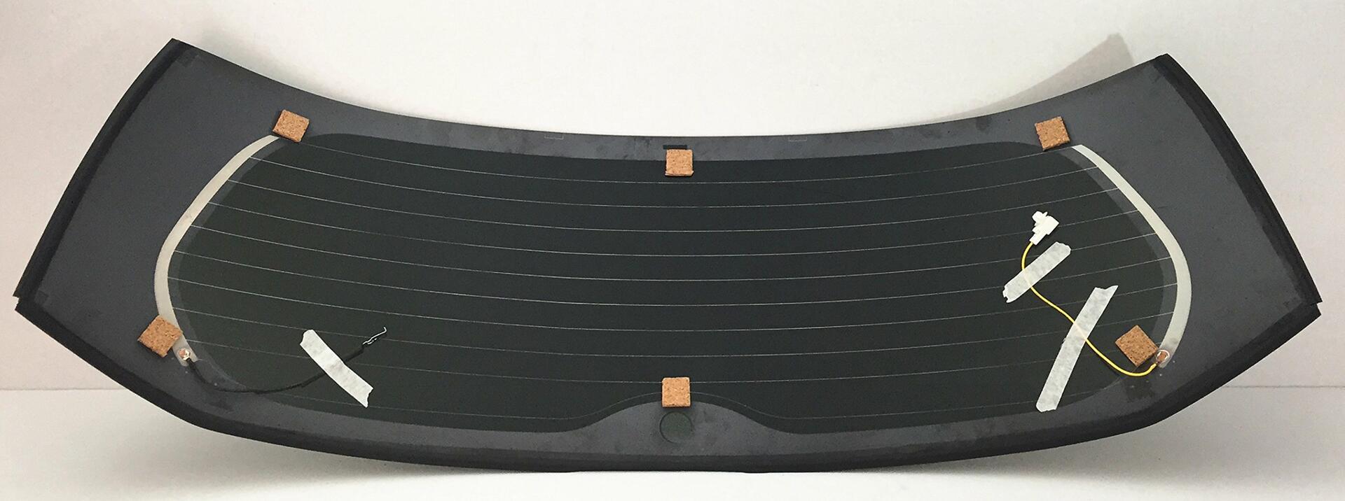 Heated Back Tailgate Window Back Glass W/ Wiper Hole Style Compatible With Toyota RAV4 2013-2018 Models