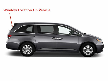 Heated Back Tailgate Window Back Glass Compatible with Honda Odyssey Mini Van 2011-2017 Models