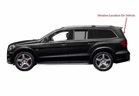 Heated Back Window Back Glass Compatible with Mercedes Benz GL350 GL450 GL550 GL63 Models / GLS450 GLS550 GLS63 2013-2019 Models