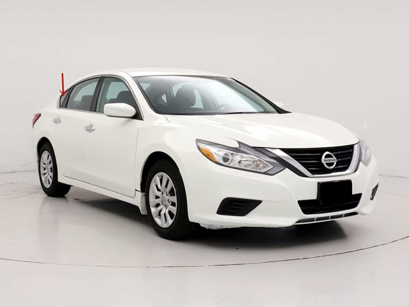 Passenger Right Side Quarter Window Quarter Glass Compatible with Nissan Altima 4 Door Sedan 2013-2018 Models
