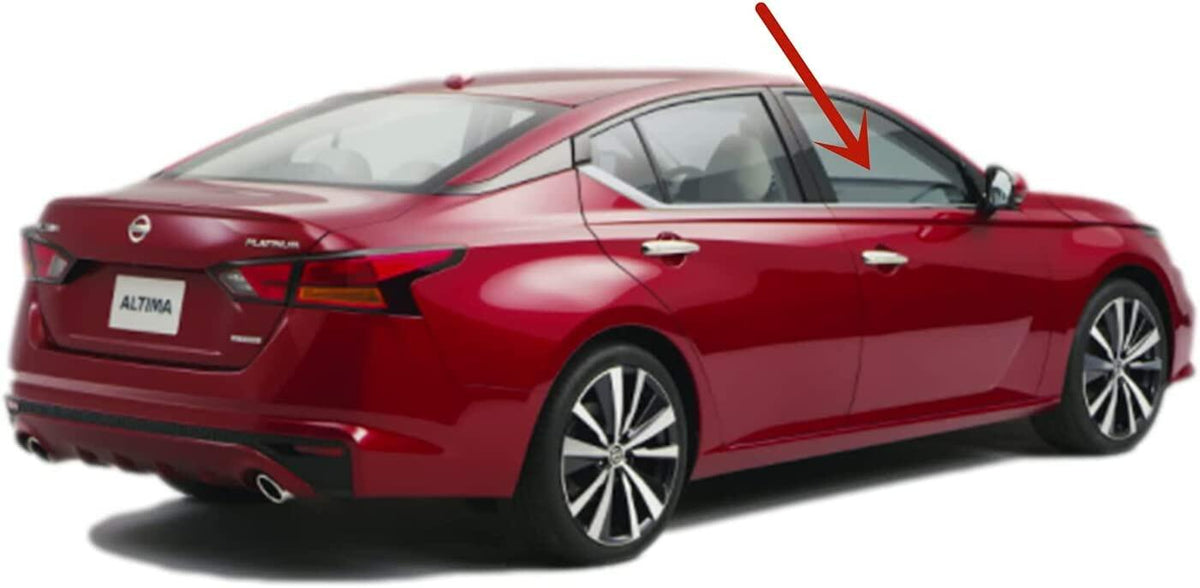 Tempered Passenger Right Side Front Door Window Door Glass Compatible with Nissan Altima 2019-2025 Models