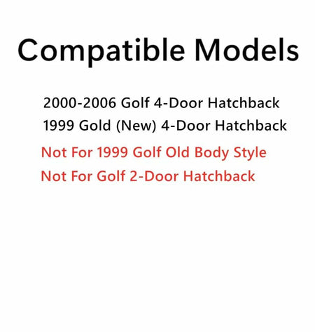 Driver Left Side Vent Window Vent Glass Compatible with Volkswagen Golf (New) 1999 / Golf 2000-2006 4 Door Hatchback Models