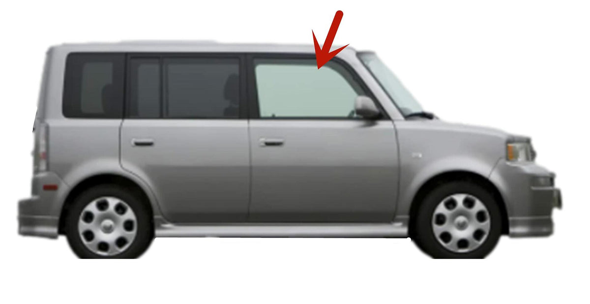 Passenger Right Side Front Door Window Door Glass Compatible with Scion XB 4 Door Hatchback 2004-2007 Models
