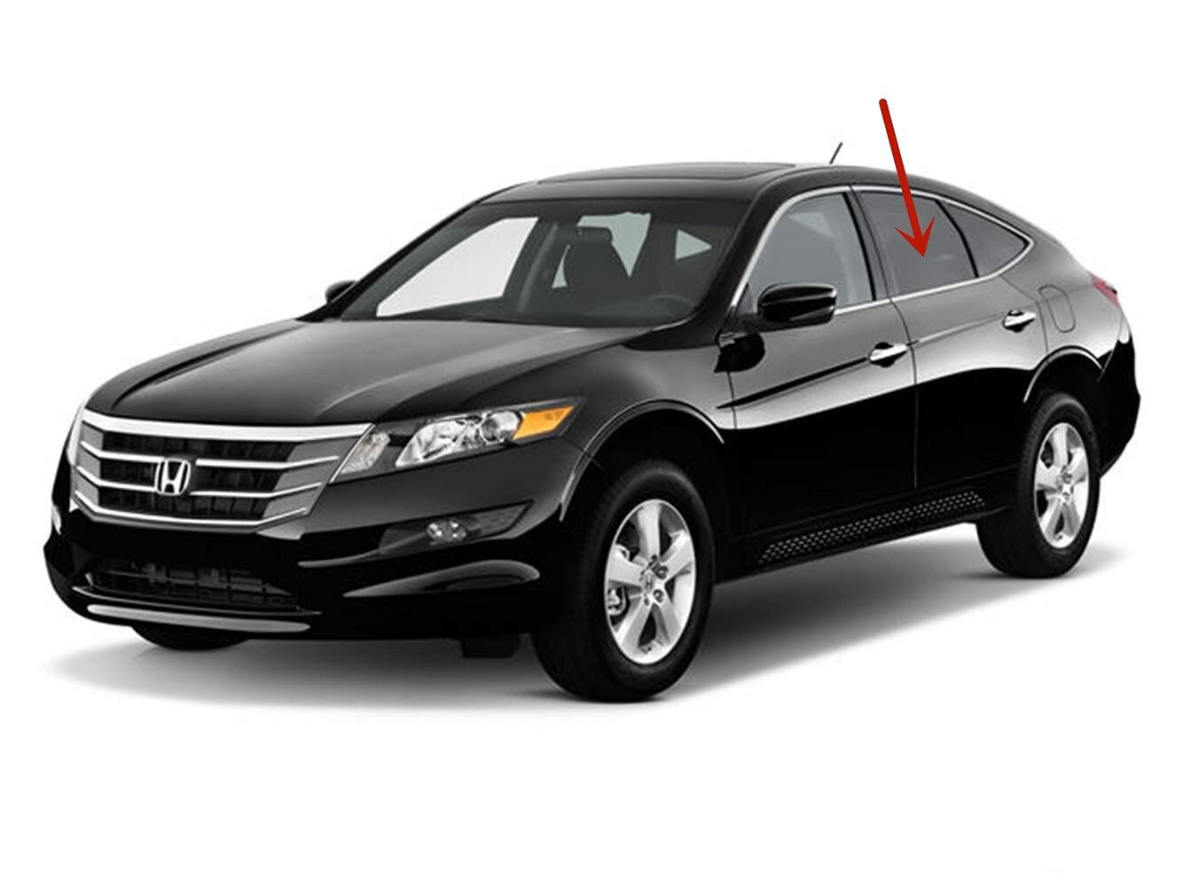 Driver Left Side Rear Door Window Door Glass Compatible with Honda Crosstour 2010-2016 Models