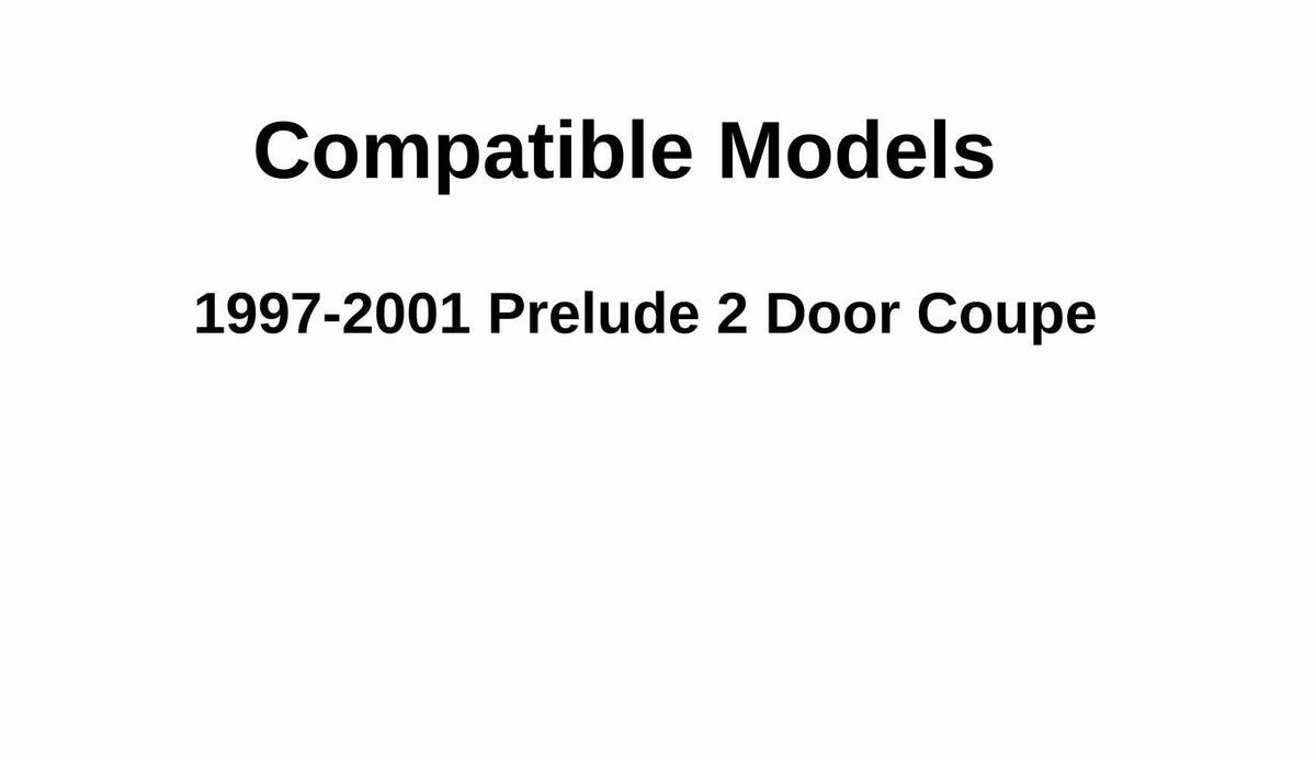 Driver Left Side Door Window Door Glass Compatible with Honda Prelude 2 Door Coupe 1997-2001 Models