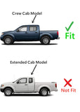 Driver Left Side Rear Door Window Door Glass Compatible with Suzuki Equator Pickup 2009-2012 4 Door Crew Cab Models