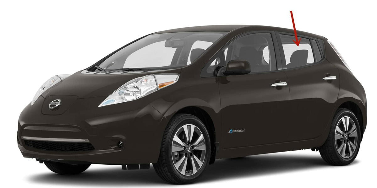 Driver Left Side Rear Door Glass Door Window Compatible with Nissan Leaf 4 Door Hatchback 2011-2025 Models