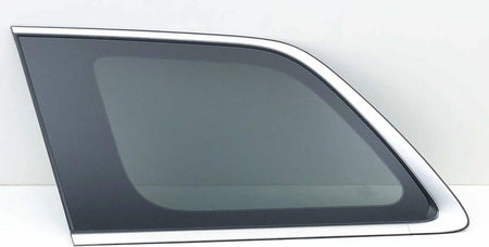 Tempered Chrome Molding Style Driver Left Side Rear Quarter Window Quarter Glass Compatible with Jeep Grand Cherokee 2014-2021/ Grand Cherokee WK 2022 Models