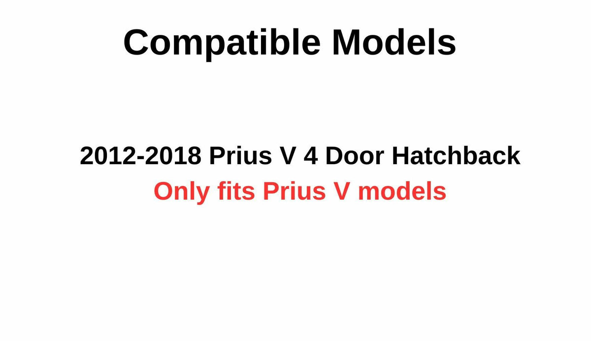 Passenger Right Side Front Door Window Door Glass Compatible with Toyota Prius V 4 Door Hatchback 2012-2018 Models