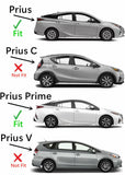 Passenger Right Side Rear Door Window Door Glass Compatible with Toyota Prius / Prius Prime 2016-2022 Models