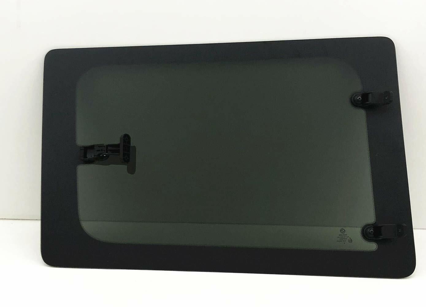 Movable Manual Sytle Driver Left Side Rear Door Window Door Glass Compatible with Ram Promaster City 2015-2022 Models
