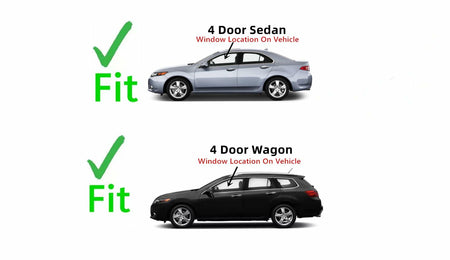 Driver Left Side Front Door Window Door Glass Compatible with Acura TSX 4 Door Sedan/Wagon 2009-2014 Models