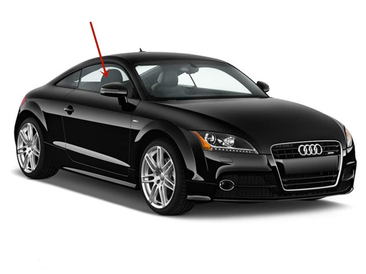 Tempered Passenger Right Side Door Window Door Glass Compatible with Audi TT 2 Door Coupe 2007-2015 Models ( Not For Convertible Models)