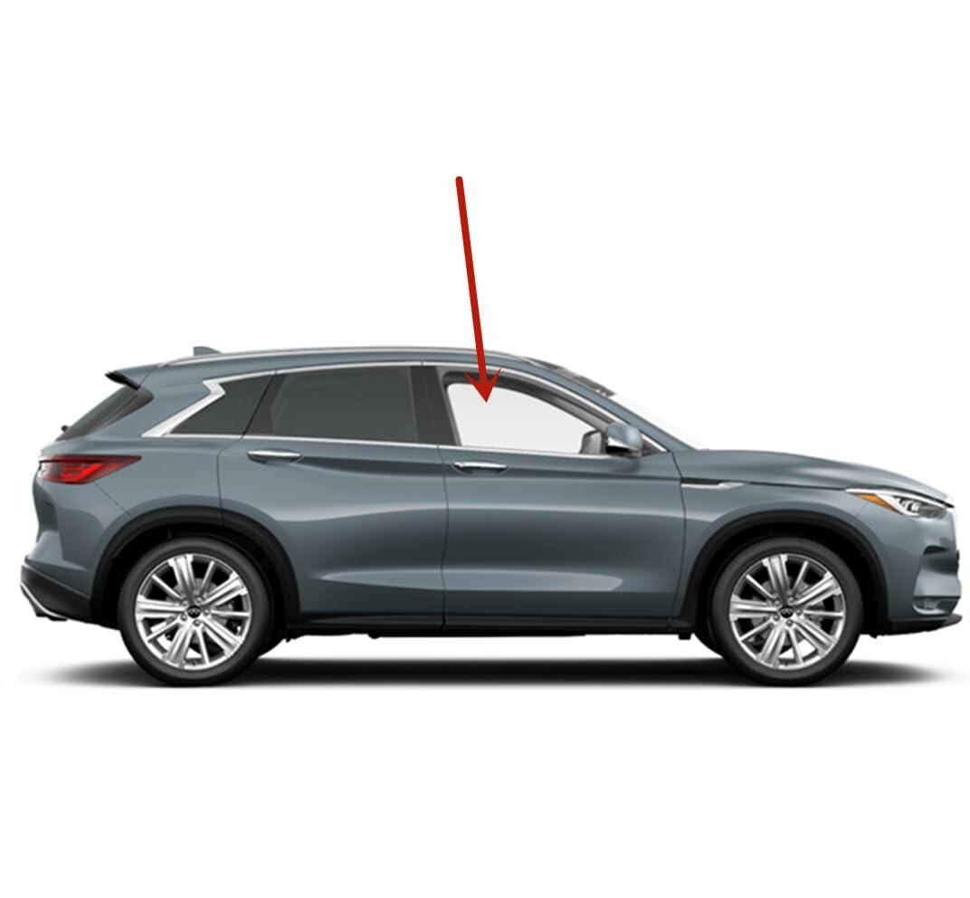 Laminated Passenger Right Side Front Door Window Door Glass Compatible with Infiniti QX50 2022-2025 Models