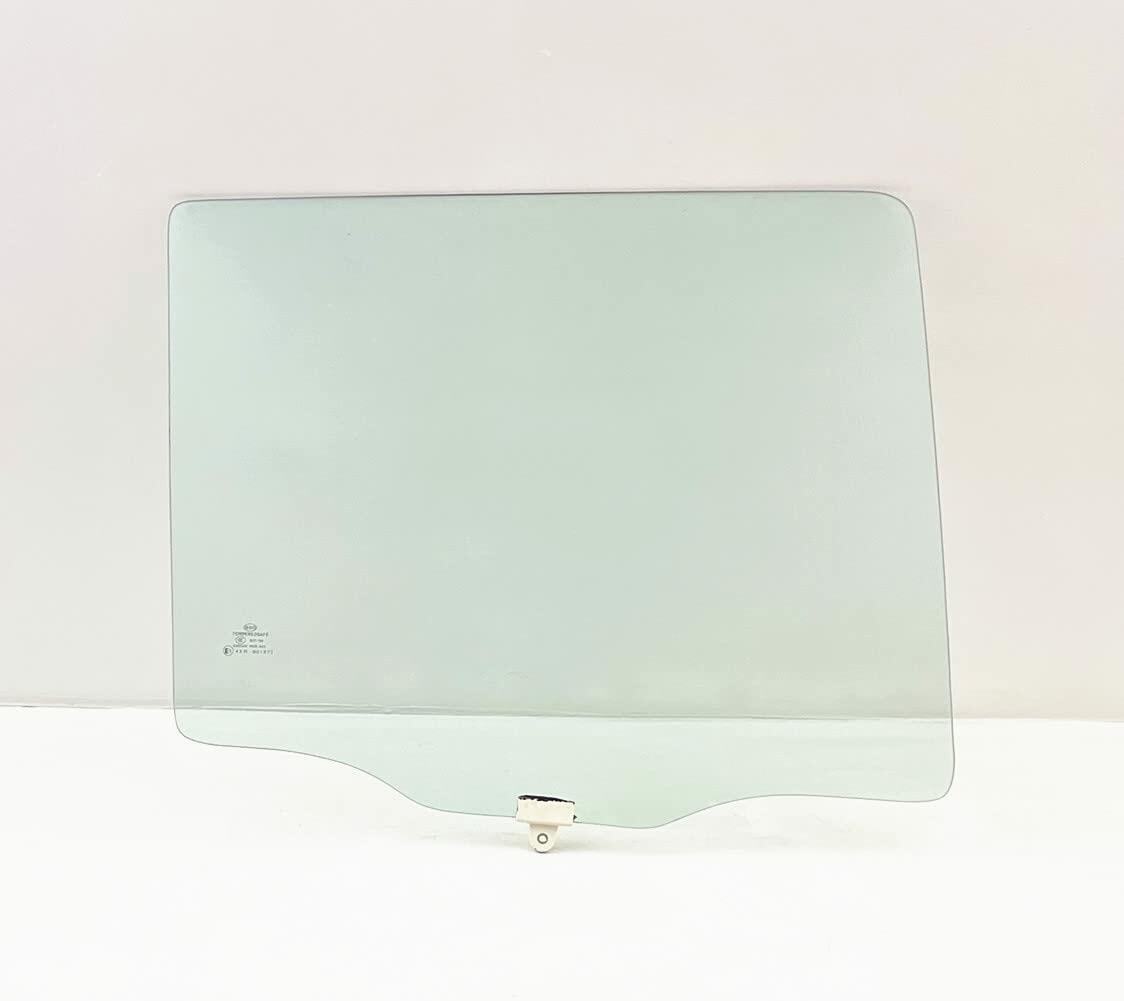 Clear Tempered Passenger Right Side Rear Door Window Door Glass Compatible with Hyundai Santa Fe 2007-2012 Models