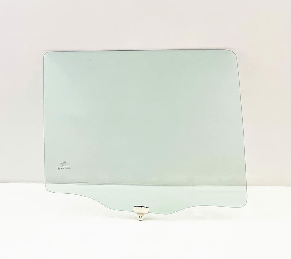 Clear Tempered Passenger Right Side Rear Door Window Door Glass Compatible with Hyundai Santa Fe 2007-2012 Models