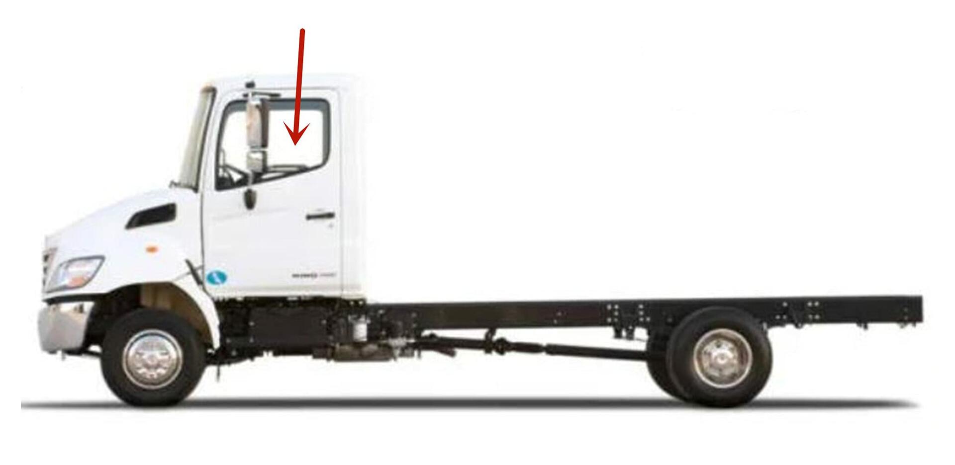 Driver Left Side Front Door Window Door Glass Compatible with Hino 145 165 185 238 258 268 2005-2018 338 2005-2020 L6 L7 L8 XL7 XL8 2021-2026 Models