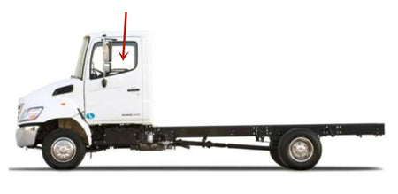 Driver Left Side Front Door Window Door Glass Compatible with Hino 145 165 185 238 258 268 2005-2018 338 2005-2020 L6 L7 L8 XL7 XL8 2021-2026 Models