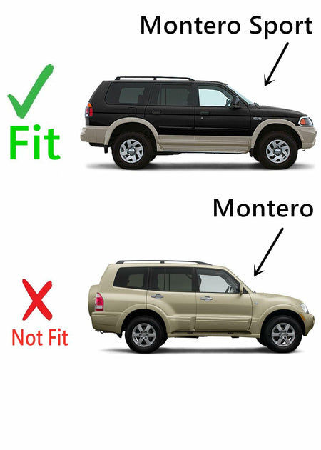 Passenger Right Side Rear Vent Window Vent Glass Compatible with Mitsubishi Montero Sport 1997-2007 Models
