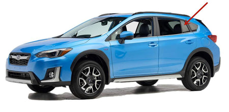 Driver Left Side Rear Vent Window Vent Glass Compatible with Subaru Crosstrek 2018-2023 Models