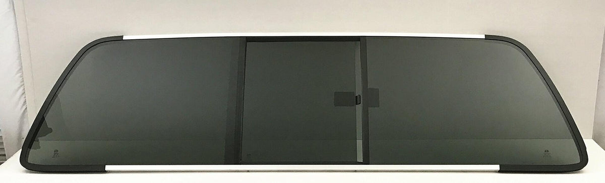 OEM Sliding Back Window Glass Back Slider Compatible with Ford F250/F250HD/F350/F450/F550/F650/F750 1999-2007 Models W/ New Gasket