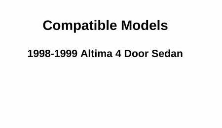 Driver Left Side Front Door Window Door Glass Compatible with Nissan Altima 4 Door Sedan 1998-1999 Models