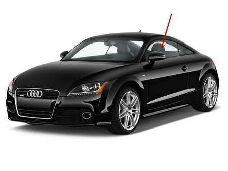 Tempered Driver Left Side Door Window Door Glass Compatible with Audi TT 2 Door Coupe 2007-2015 Models ( Not For Convertible Models)
