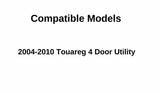 Driver Left Side Front Door Window Door Glass Compatible with Volkswagen Touareg 2004-2010 Models