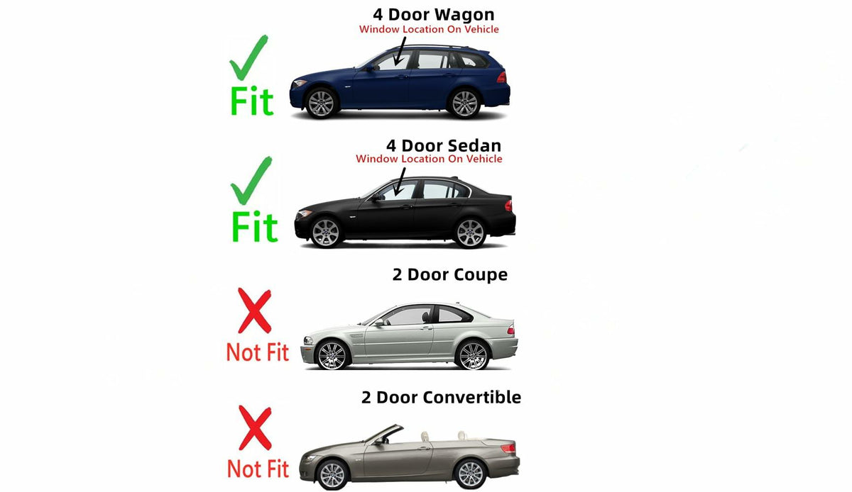 Driver Left Side Front Door Window Door Glass Compatible with BMW M3 325i 325xi 328i 328xi 330i 330xi 335d 335i 335xi 4-Door Sedan 2006-2011 / 4-Door Wagon 2007-2012 Models