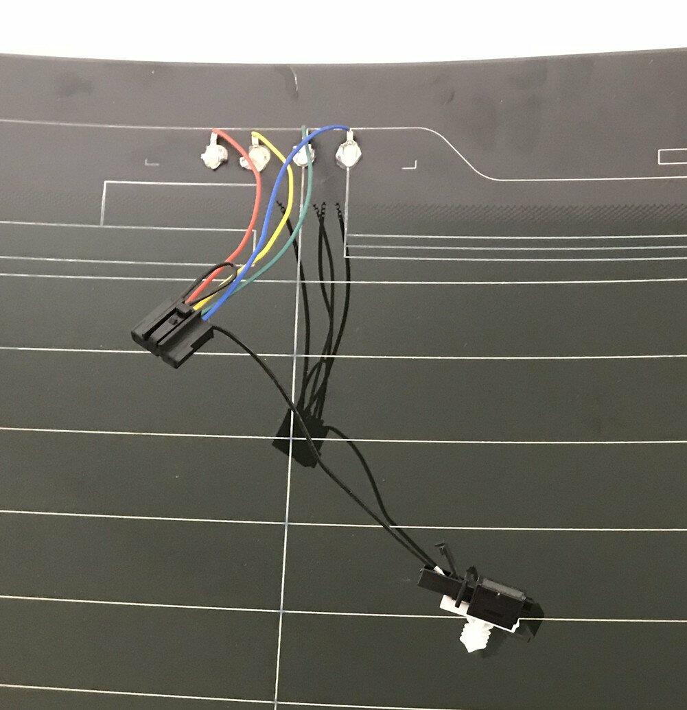 Heated Back Window Back Glass Compatible with Porsche Cayenne 2011-2018 Models