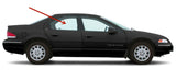 Passenger Right Side Rear Door Window Door Glass Compatible with Chrysler Cirrus/Dodge Stratus 4 Door Sedan 1995-2000 Models