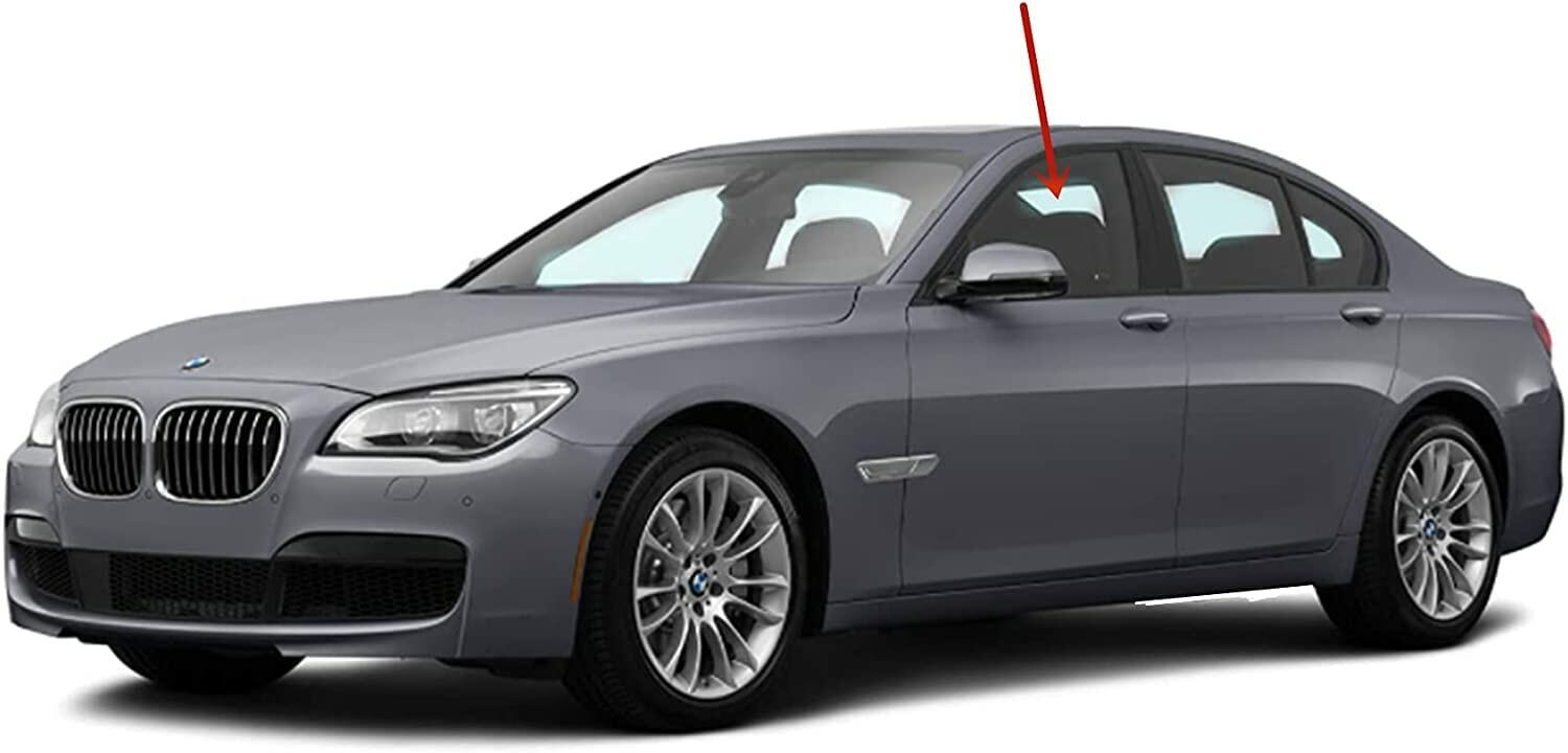 Tempered Driver Left Side Front Door Window Door Glass Compatible with BMW 740i / 740Li / 750i / 750Li / 760Li / Alpina B7 2009-2015 Models
