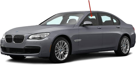 Tempered Driver Left Side Front Door Window Door Glass Compatible with BMW 740i / 740Li / 750i / 750Li / 760Li / Alpina B7 2009-2015 Models