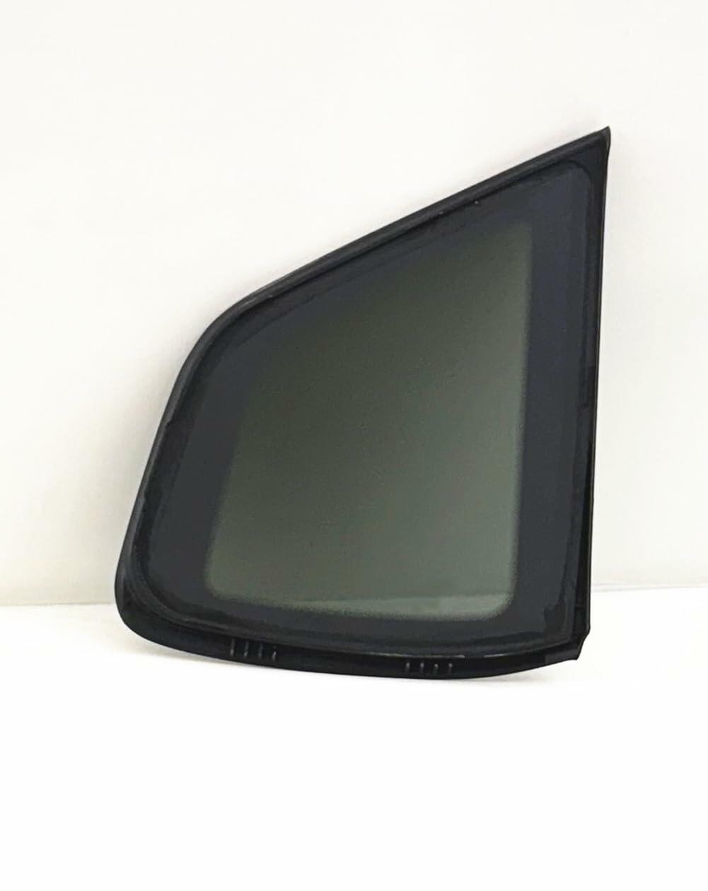 Tempered Partial Chrome Moulding Sytle Driver Left Side Quater Window Quarter Glass Compatible with Volkswagen Taos 2022 Models