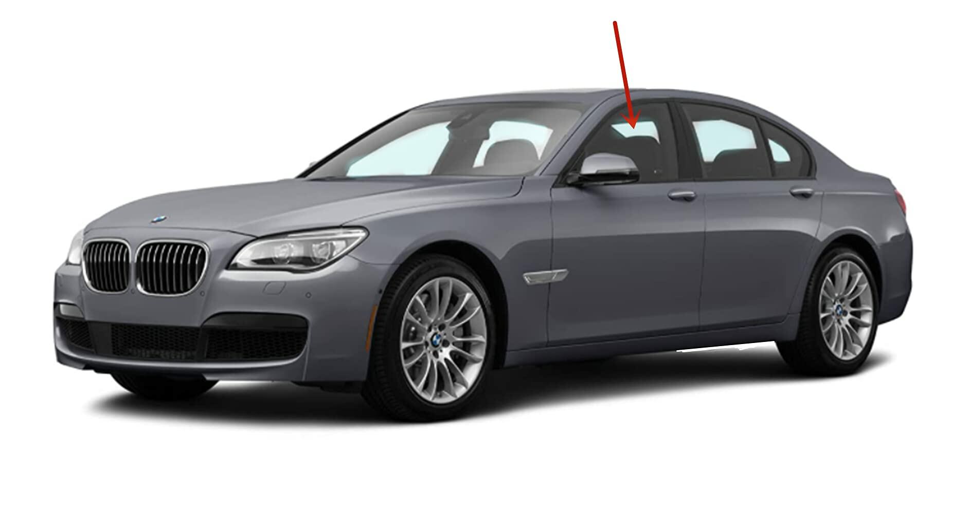 OEM Tempered Driver Left Side Front Door Window Door Glass Compatible with BMW 740i / 740Li / 750i / 750Li / 760Li / Alpina B7 2009-2015 Models