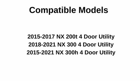 Driver Left Side Front Door Window Door Glass Compatible with Lexus NX200t 2015-2017 / NX300h 2015-2021 / NX300 2018-2021 Models