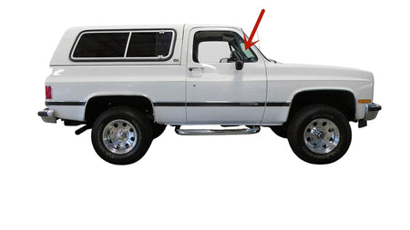 Passenger Right Side Front Vent Window Glass Compatible with Chevrolet Pickup (C10 C20 C30 K10 K20 K30) 1981-1986/Pickup (R-Series, V-Series) 1987-1991/Blazer Kodiak Suburban 1981-1991 Models