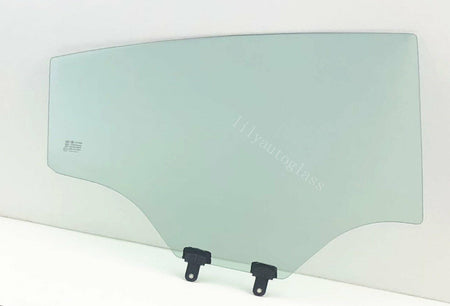 Passenger Right Side Rear Door Window Door Glass Compatible with Kia Rio 4 Door Sedan 2012-2017 Models